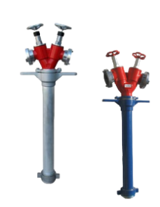 POZ Stojak hydrantowy DN 80 z nasadami 75 2 1/2"