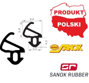 S-900 - Uszczelka okna  profil okno  PCV guma EPDM LB 