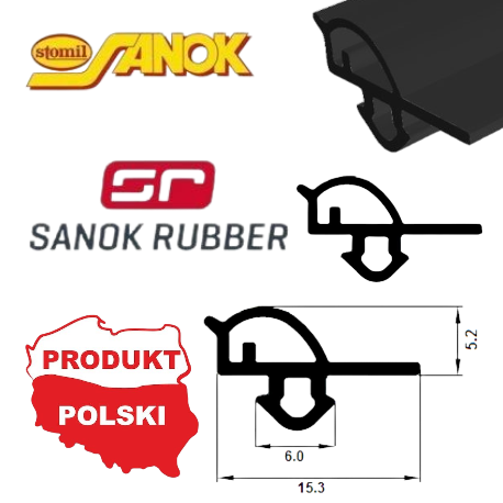 USZCZELKA OKNA VEKA S-1900 SZEROKA. USZCZELNIENIE DO OKIEN OKIENNA OKIEN STARA VEKA. NAJSZERSZA. WYKONANA Z CZARNEJ GUMY EPDM. PRODUCENT STOMIL SANOK. DYSTRYBUCJA ORION GDYNIA