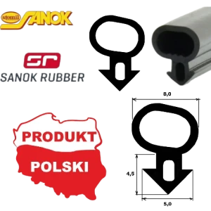 S-232 - uszczelka guma EPDM na metry okienna PANORAMA