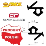 S-834X - Uszczelka okienna profil okna PCV - guma EPDM VEKA 