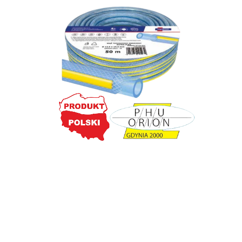 WĄŻ PCV DO POWIETRZA I WODY FI 12.5 MM