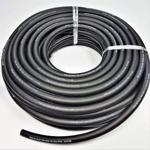 WĄŻ GUMOWY O ŚREDNICY WEWNĘTRZNEJ 5 MM NA CIŚNIENIE ROBOCZE 20 BAR. PRZEZNACZONY DO TRANSPORTU PALIW BENZYN OLEJÓW. DO ZASTOSOWANIA A MOTORYZACJI. MAKSYMALNA DŁUGOŚĆ 50 MB. AGOMA FAGUMIT SEMPERIT STOMIL GYSTRYBUCJA ORION GDYNIA