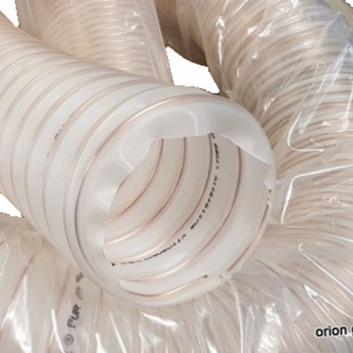 Wąż PUR fi 90 mm antystatyczny.