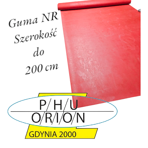 GUMA NR RED CZERWONA NATURALNA 3 MM