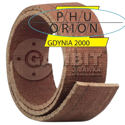 Taśma hamulcowa bez azbestowa wind kotwicznych  FERODO okładzina bębna. Sprzęgło cierne o grubości 10 mm