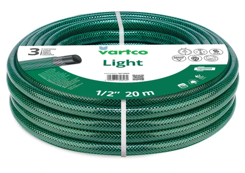 WĄŻ OGRODOWY OGRODNICZY PCV O ŚREDNICY WEWNĘTRZNEJ 1/2 CALA 12 MM I DŁUGOŚCI 50 METRÓW.  WĄŻ POLSKIEJ PRODUKCJI AGAPLAST TYP LIGHT TO ŚREDNIEJ KLASY WĄŻ  DO PODLEWANIA. DYSTRYBUCJA ORION GDYNIA
