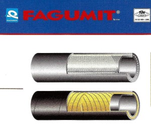 Wąż fi 90 mm 0,5 MPa  do paliw gumowy